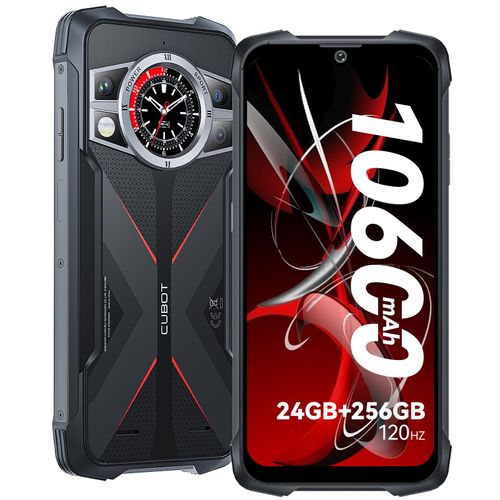 CUBOT Kingkong 9 4G Téléphone Portable Incassable 24Go+256Go Noir