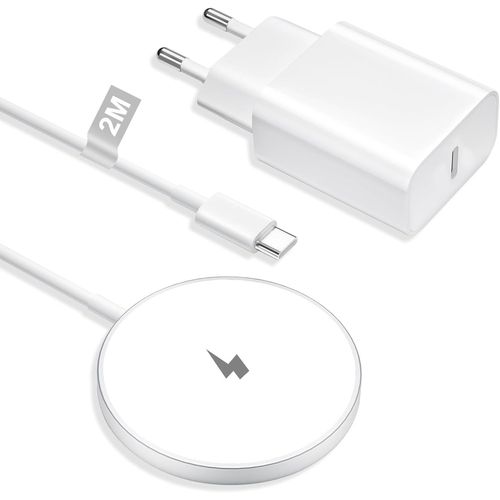 Kalanka-Chargeur Induction Pour Iphone 16/16 Pro Max/15/15 Pro/14 Plus/13/12 Mini/11, 15w Chargeur Mag-Safe Chargeur Iphone Induction Magnétique Chargeur Sans Fil Iphone Rapide Wireless Charger Avec