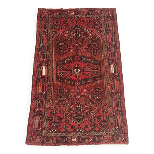 Tapis Persan Hamadan Fait Main 213x134cm Multicolore