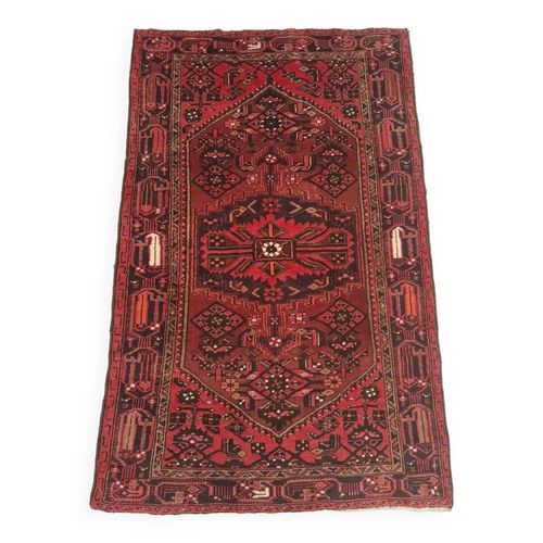 Tapis Persan Hamadan Fait Main 213x134cm Multicolore