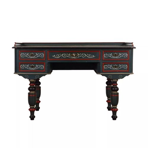 Bureau En Pin Design Danois Annes 1960 Production Danemark Multicolore