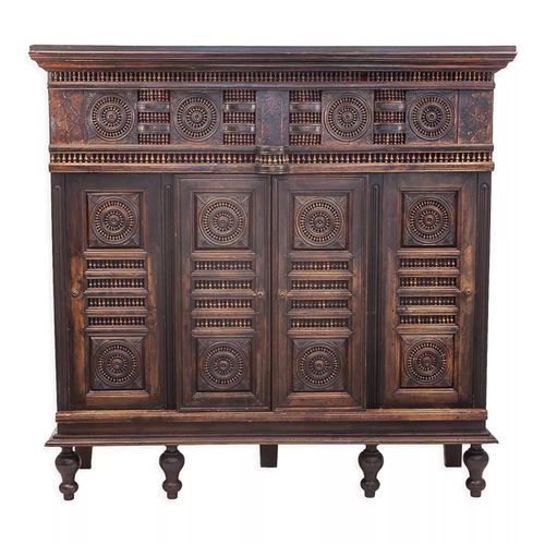 Buffet Nobreton Vintage En Chne Massif 1880 Bois