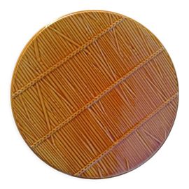 Dessous De Plat Dcor Paille Jaune