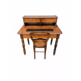 Bureau Plat Gradin Style Louis Philippe Bois