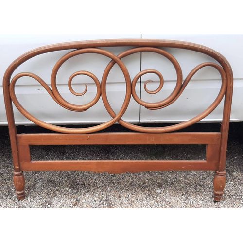 Tete Et Pied De Lit Type Thonet Bois
