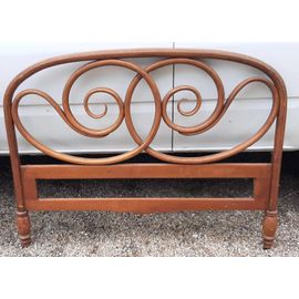 Tete Et Pied De Lit Type Thonet Bois
