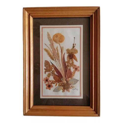 Herbier authentique sign bois