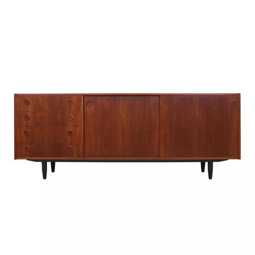Buffet En Teck Design Danois Annes 1970 Production Danemark Bois