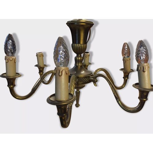 Lustre 6 Branches Jaune
