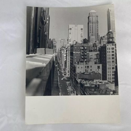 Photo vintage de New York annes 50 format 66 noir