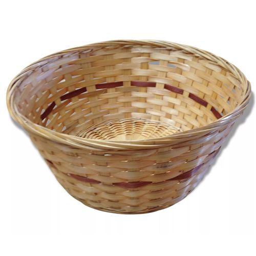 Petit panier bicolore clair beige