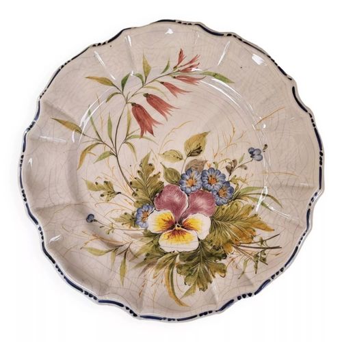 Assiette Dcorative Bassano Multicolore