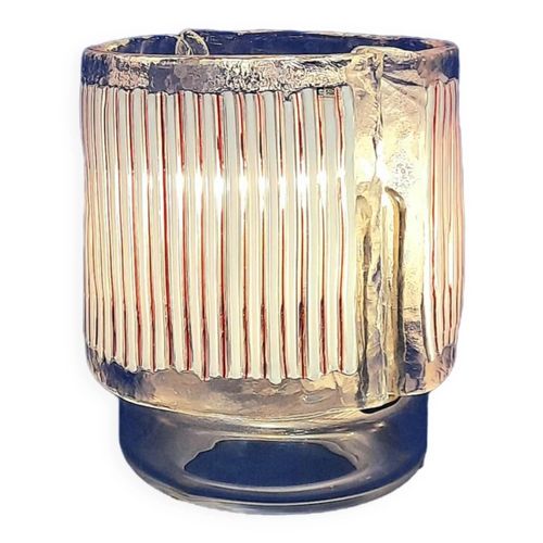 Lampe De Table Fratelli Toso 1960aposs Murano Rouge