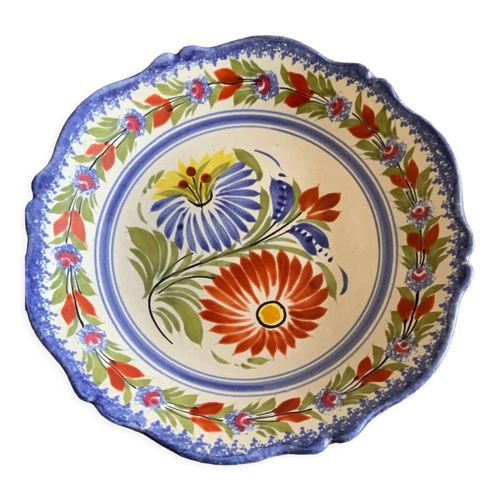 Assiette Creuse Quimper Blanc