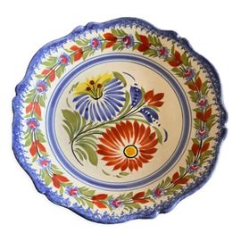 Assiette Creuse Quimper Blanc
