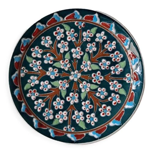 Assiette Ktahya Turquie Multicolore