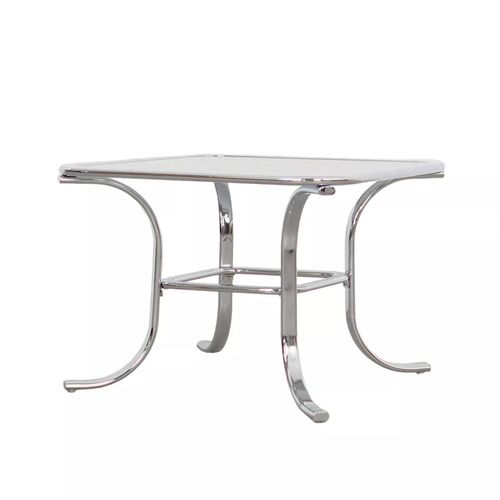 Table Basse En Verre Design Danois Annes 1970 Production Danemark Argent