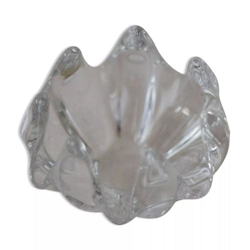 Bougeoir en cristal de vannes le chtel transparent