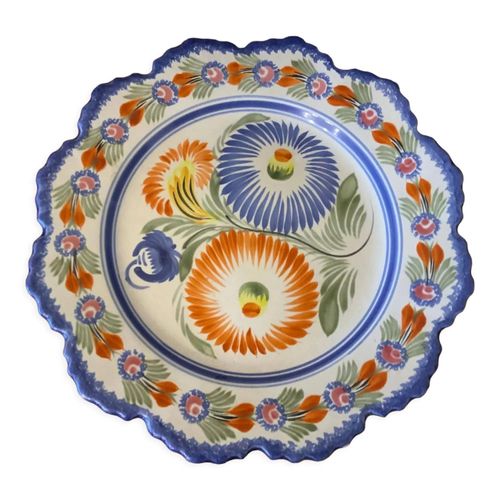 Assiette Quimper Signe Blanc
