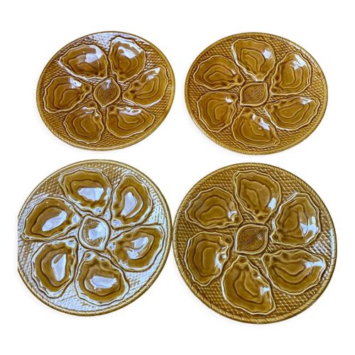 Assiettes Hutres Marron