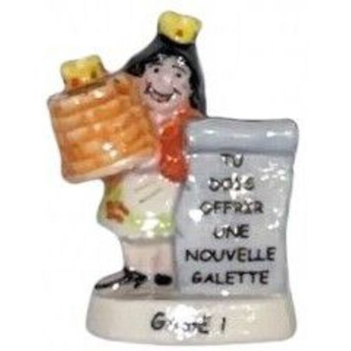 Fève "Tu Dois Offrir Une Nouvelle Galette" - Série Une Fève Un Gage (2004)