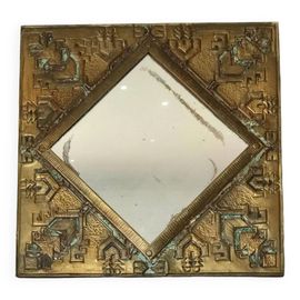 Miroir vintage dore