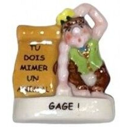 Fève "Tu Dois Mimer Un Animal" - Série Une Fève Un Gage (2004)