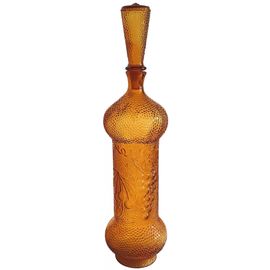 Carafe En Verre De Couleur Ambre Orange