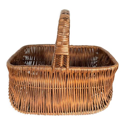 Panier en osier bois