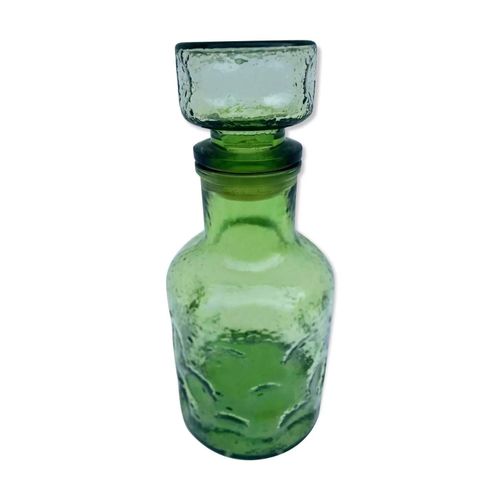 Carafe Verte En Verre Moul Vert