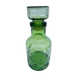 Carafe Verte En Verre Moul Vert