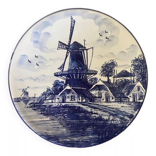 Assiette Delft Bleu