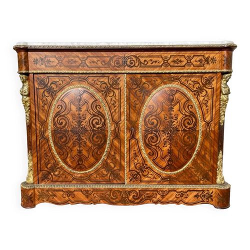 Buffet En Marqueterie Napolon Iii Marron