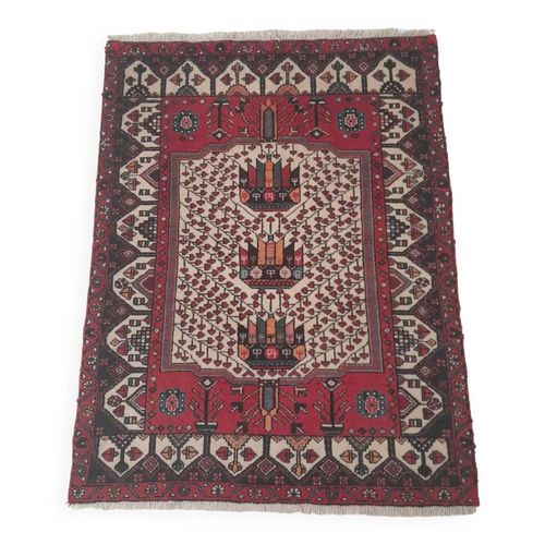 Tapis Persan Afshar Fait Main 145x110cm Multicolore