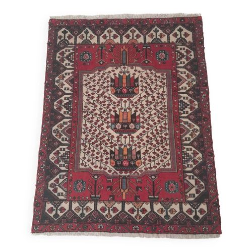 Tapis Persan Afshar Fait Main 145x110cm Multicolore