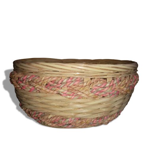 Cordeille osier rotin teintes pastel multicolore