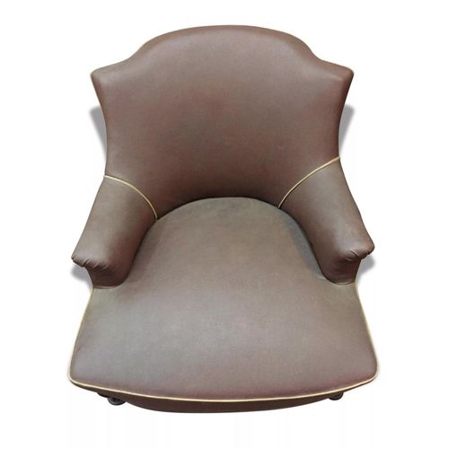 Fauteuil Crapaud Marron