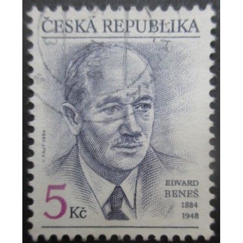 Republique Tcheque N°37 Président Benès Oblitéré