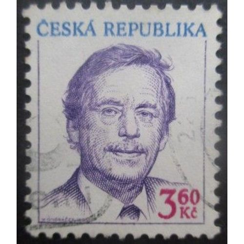 Republique Tcheque N°69 Président Havel Oblitéré