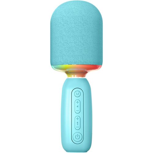Kalanka-Microphone De Karaoké Bluetooth Sans Fil Avec Lumière Rvb, Haut-Parleur De Karaoké Portable Pour Enfants Adultes, Prise En De La Voix Intelligente Ai, Changement De Voix,