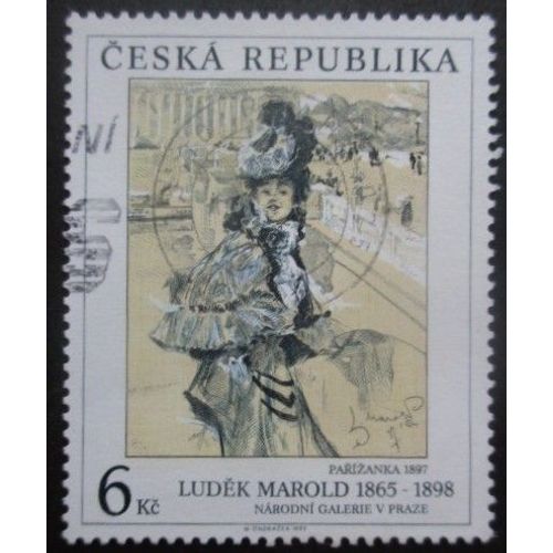 Republique Tcheque N°95 Tableau Oblitéré
