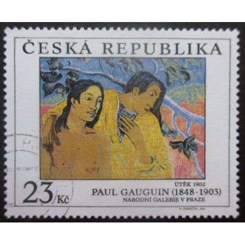 Republique Tcheque N°186 Tableau De Gauguin Oblitéré