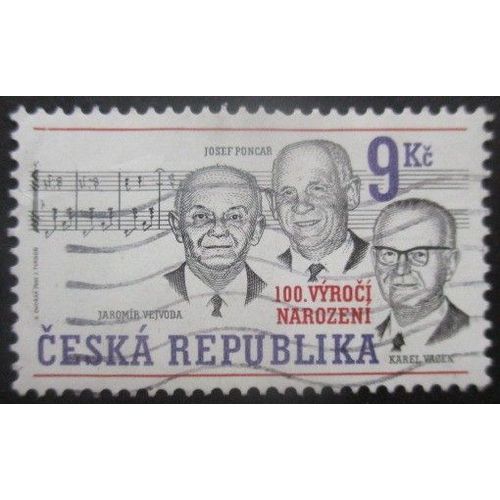 Republique Tcheque N°297 Musiciens Oblitéré