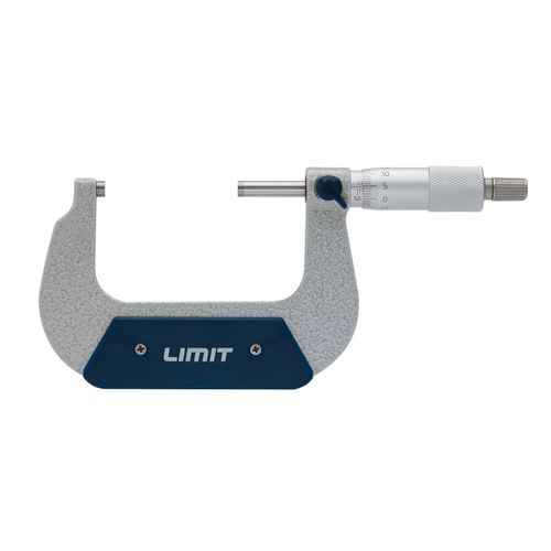 Micromètre extérieur analogique avec une plage de mesure de 50 à 75 mm résolution 0,01 mm Limit MMA50-75MM