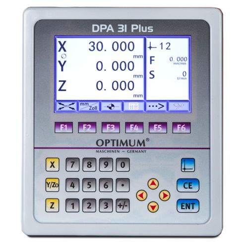 Affichage digital LED universel pour machines métal avec indication de vitesse Optimum DPA31 PLUS