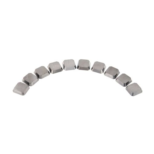 Plaquettes droites pour tête de fraisage KE150 - 10 pièces Metallkraft 3992160