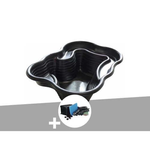 Bassin Préformé Iris Si 0,98 M? 150 L + Filtre De Berge/Gravitaire Ubbink