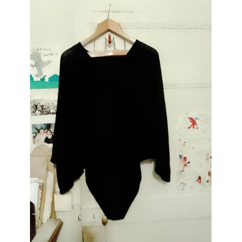 Body Noire Haut Ample Bras Chauve Souris 36 S Zara.