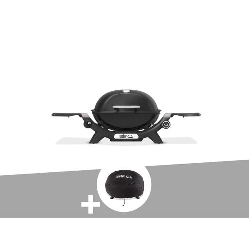 Barbecue à gaz Q 1200N noir + Housse - Weber