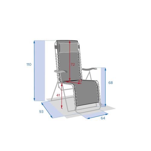 2 Fauteuils De Jardin Relax Silos Vert Jade - Hespéride